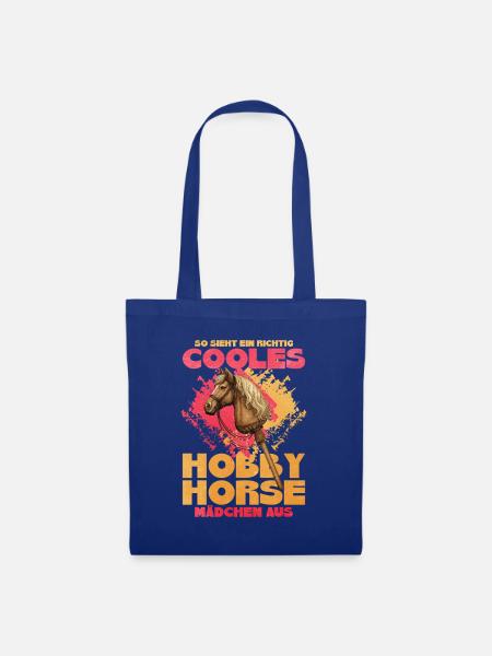 HobbyHorse Retro Glanz - Stoffbeutel - Royalblau