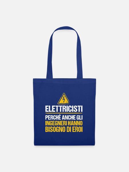 Gift Master Electricity Engineers - Stoffbeutel - Royalblau