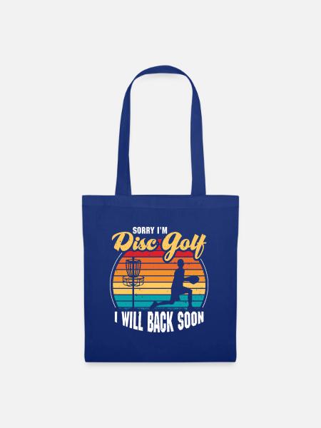 Disc Golf Geschenke Discgolf - Stoffbeutel - Royalblau
