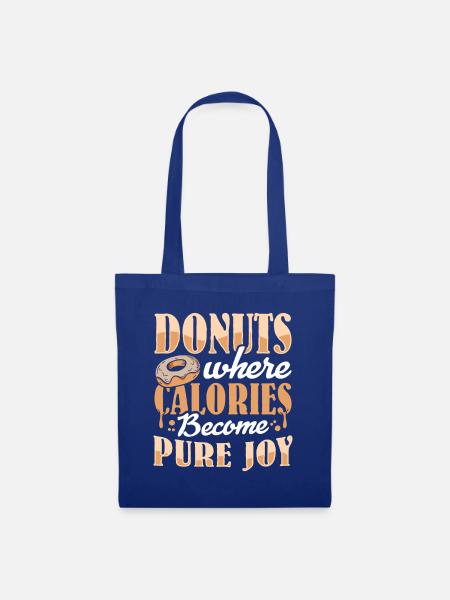Donut Fastfood - Stoffbeutel - Royalblau
