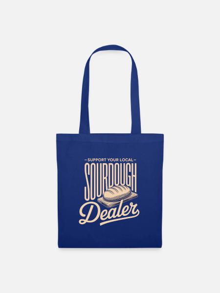 Lokaler Sauerteighändler - Stoffbeutel - Royalblau