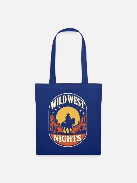 Wild West Nights - Stoffbeutel - Royalblau