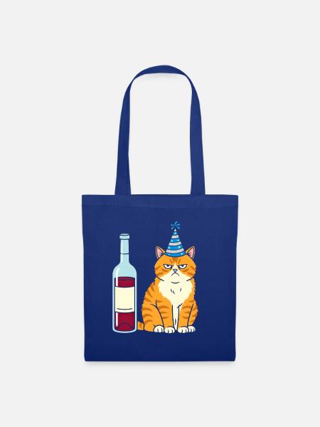 Kater partyhut - Stoffbeutel - Royalblau