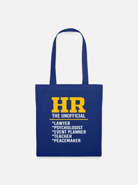 HR Manager - Stoffbeutel - Royalblau
