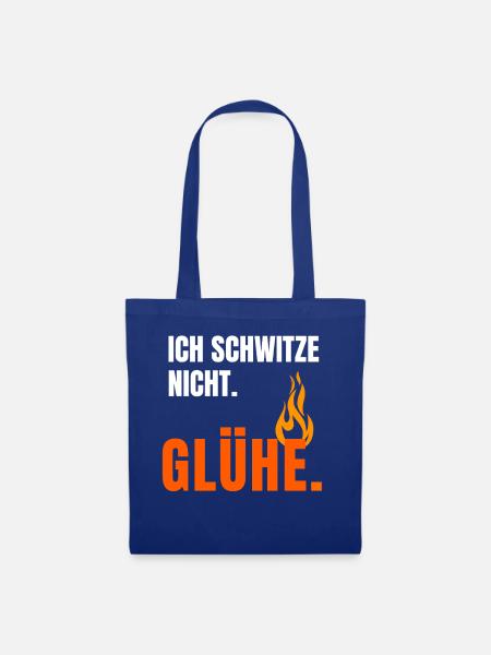 Ich Glühe Schon - Stoffbeutel - Royalblau