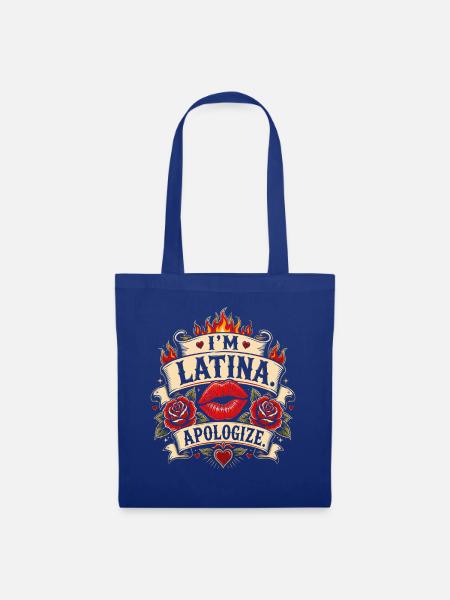 Ich Latina Entschuldige - Stoffbeutel - Royalblau