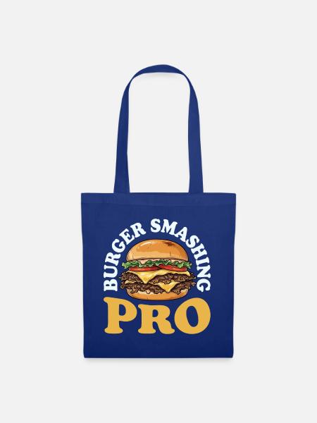 Burger Smasher Profi - Stoffbeutel - Royalblau