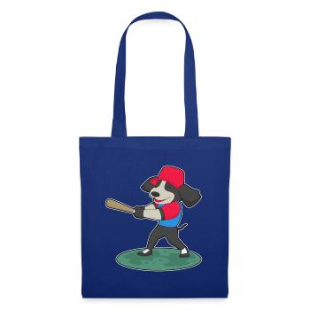 Batte de baseball pour chien - Sac en tissu - bleu royal - Devant