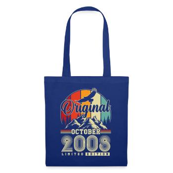 Original October 2008 – 18th Birthday Vintage - Tote Bag - royal blue - Front