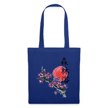 japan Kirschblüte japanisch anime asiatisch - Stoffbeutel - Royalblau - Vorne