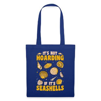 Es sind Muscheln, kein Horten - Stoffbeutel - Royalblau - Vorne