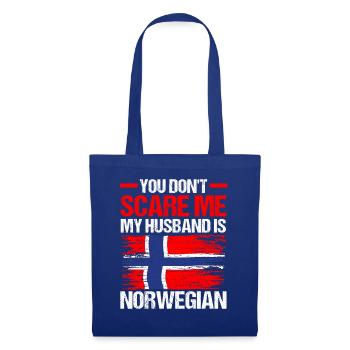 You don't scare me norwegian husband - Stoffbeutel - Royalblau - Vorne