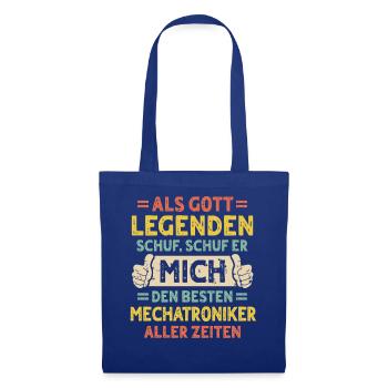 Mechatroniker - Stoffbeutel - Royalblau - Vorne