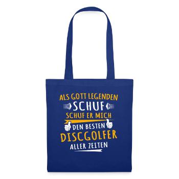 Discgolfer - Stoffbeutel - Royalblau - Vorne