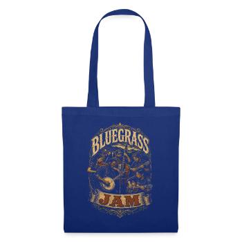 Bluegrass Musik - Stoffbeutel - Royalblau - Vorne