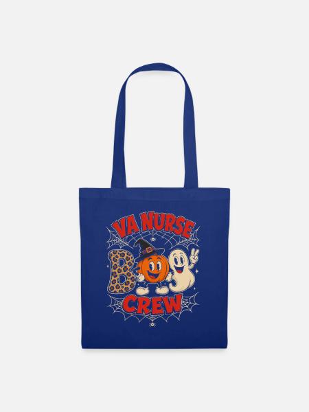 Boo Crew Halloween Motiv - Stoffbeutel - Royalblau