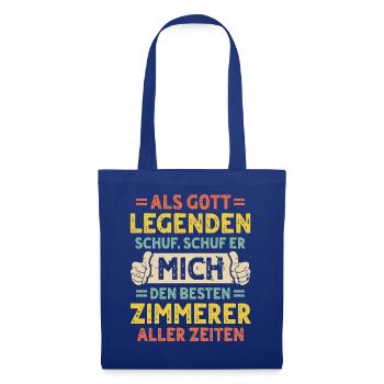 Zimmerer - Stoffbeutel - Royalblau - Vorne