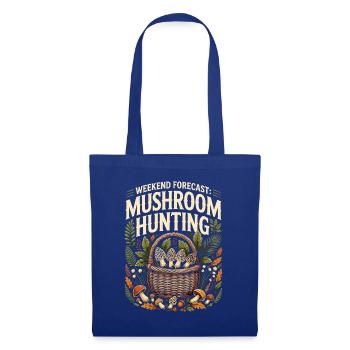  Weekend Forecast Mushroom Hunting Pilze Sammeln - Stoffbeutel - Royalblau - Vorne