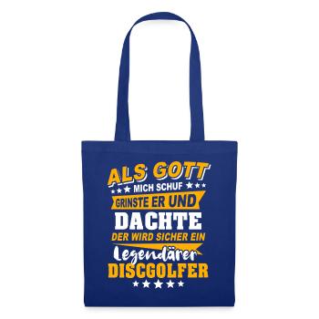 Discgolfer Discgolf - Stoffbeutel - Royalblau - Vorne