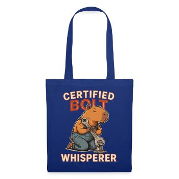 Certified Bolt Whisperer - Stoffbeutel - Royalblau - Vorne
