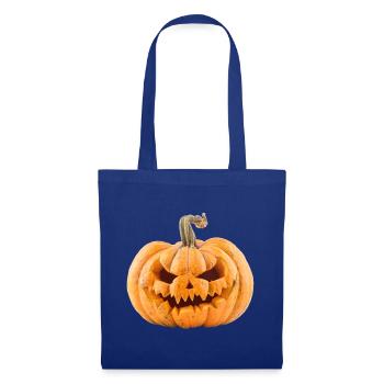 Pumpkin Halloween - Stoffbeutel - Royalblau - Vorne