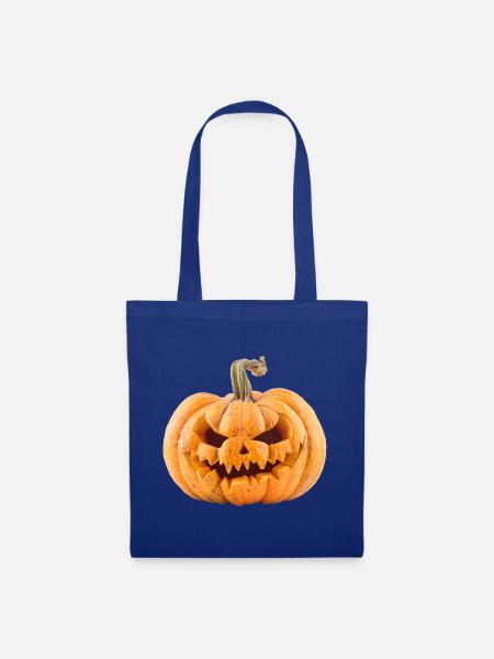 Pumpkin Halloween - Stoffbeutel - Royalblau