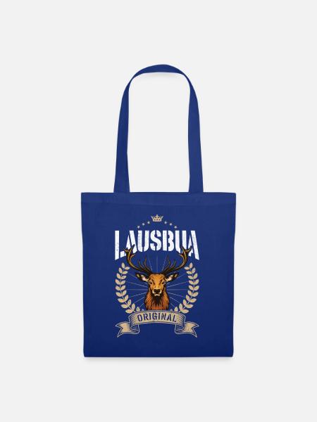 Lausbua Hirsch Bayern Tracht Volksfest Geschenk - Stoffbeutel - Royalblau