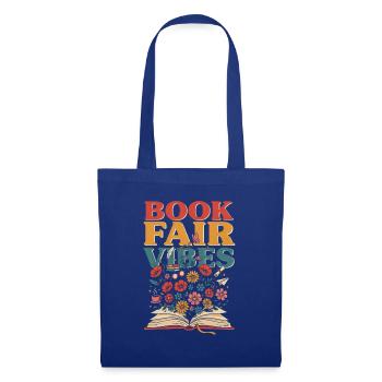 Buchmesse-Vibes - Stoffbeutel - Royalblau - Vorne
