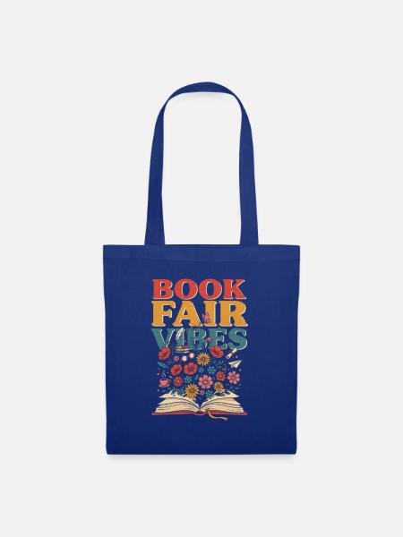 Buchmesse-Vibes - Stoffbeutel - Royalblau
