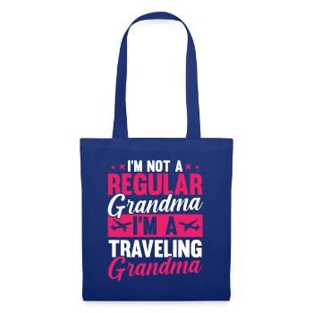 Im A Grandma I Do What I Want Nana Grandmother - Stoffbeutel - Royalblau - Vorne
