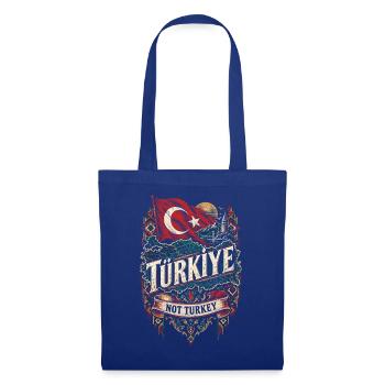 Türkei Türken Türkin Türke Türkiye Not Turkey - Stoffbeutel - Royalblau - Vorne
