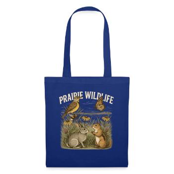 Prairie Wildlife Native Prairie - Stoffbeutel - Royalblau - Vorne