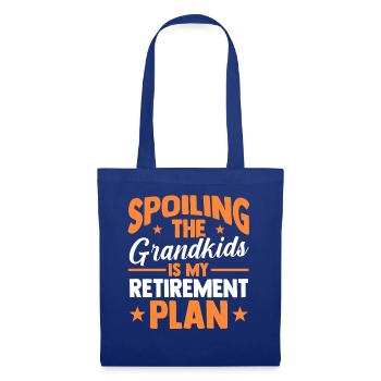 Grandfather Papaw Pop Gramps Granddad Grandpa - Stoffbeutel - Royalblau - Vorne