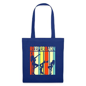 Reeperbahn Vintage Hamburg Striper St Pauli - Stoffbeutel - Royalblau - Vorne