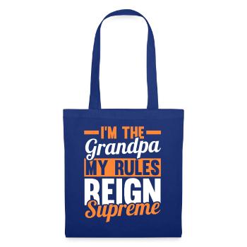 Grandfather Papaw Pop Gramps Granddad Grandpa - Stoffbeutel - Royalblau - Vorne