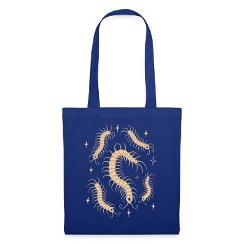 Magische Tausendfüßler Celestial - Stoffbeutel - Royalblau - Vorne