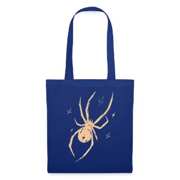 Spinne Celestial Natur - Stoffbeutel - Royalblau - Vorne