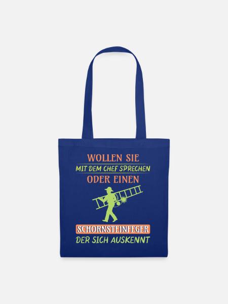 Schornsteinfeger Herren - Stoffbeutel - Royalblau