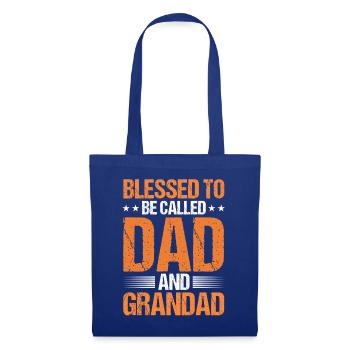 Grandfather Papaw Pop Gramps Granddad Grandpa - Stoffbeutel - Royalblau - Vorne