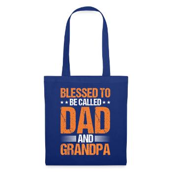Grandfather Papaw Pop Gramps Granddad Grandpa - Stoffbeutel - Royalblau - Vorne