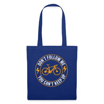 E-Bike EBike E Bike - Stoffbeutel - Royalblau - Vorne