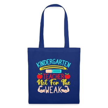 Pre K Teacher Not For The Weak Kindergarten - Stoffbeutel - Royalblau - Vorne