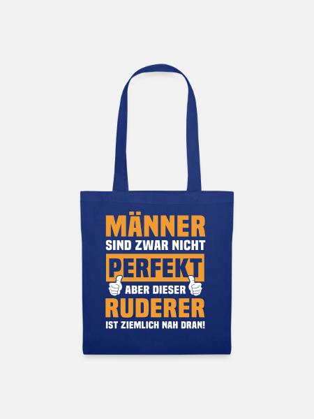 Lustige Ruderer Sprüche - Stoffbeutel - Royalblau