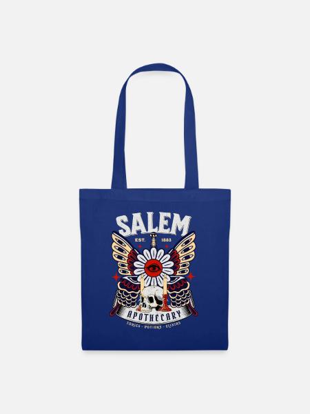 Gotische Salem Apothekerkunst - Stoffbeutel - Royalblau