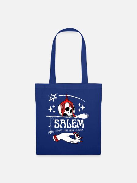 Salem Witchcraft Gothic Art - Stoffbeutel - Royalblau