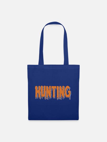 Abenteuerliches Hunted Tierdesign - Stoffbeutel - Royalblau