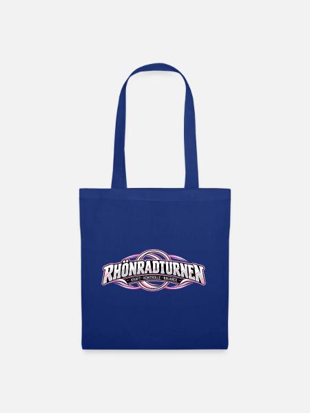 Rhönradturnen Logo Kraft Balance - Stoffbeutel - Royalblau
