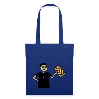 Chess Nerd Hobby Board Game Gift Glasses Cool - Tote Bag - royal blue - Front
