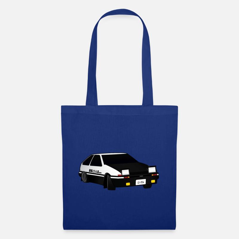 Initial D Drifting Akina - Tote Bag - royal blue