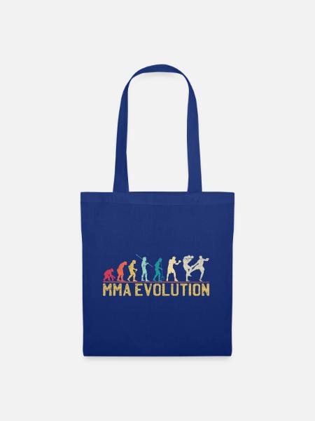 MMA Evolution Silhouette Design - Stoffbeutel - Royalblau